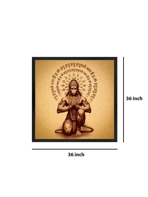 Box_Fiber_Frame_Divine_Hanuman_Meditation_Canvas_painting:_Ethereal_Wall_Art_with_Sanskrit_Mantras_for_Spiritual_Home_Decor_and_Meditation_Rooms_(BLF36X360269)
