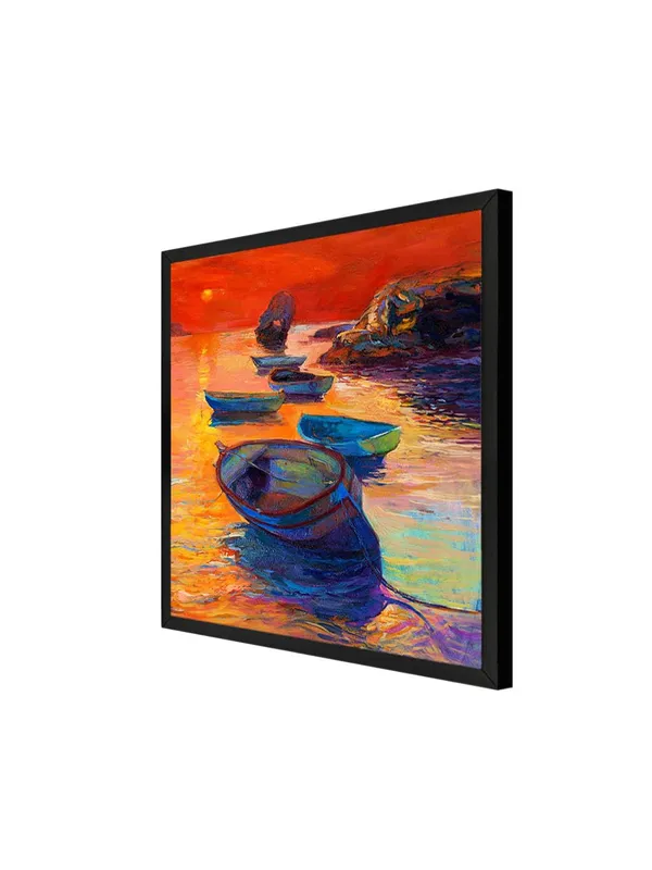 Box_Fiber_Frame_Tranquil_Evening_Boats_Canvas-Wrapped_Painting_36X36_-_Serene_Nautical_Wall_Decor_(BLF36X360463)
