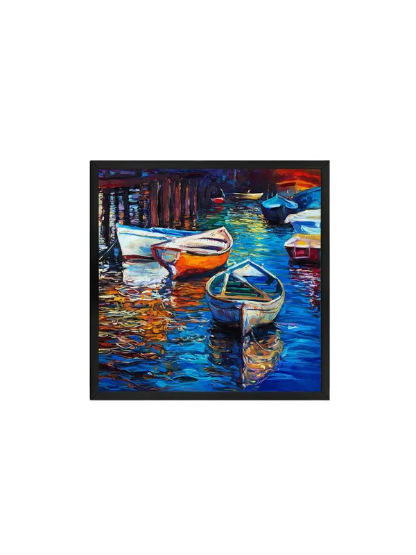 Box_Fiber_Frame_Serene_Boats_at_Dock_Canvas-Wrapped_Painting,_Perfect_for_Coastal_Homes_(BLF24X240312)