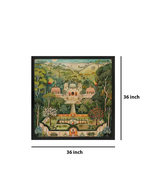 Box_Fiber_Frame_Sanctuary_of_Peace_traditional_palace_surrounded_by_nature_nature_painting_for_wall_decoration_(BLF36X360193)