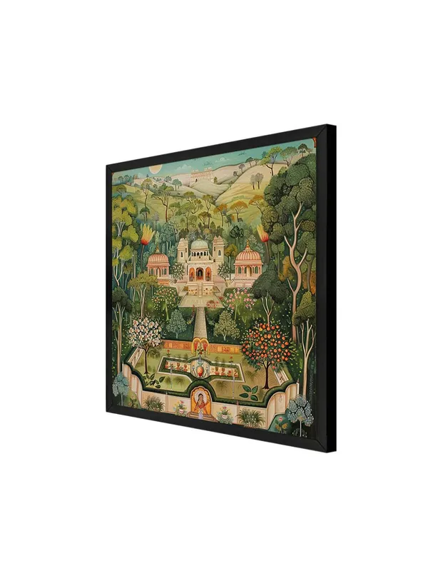 Box_Fiber_Frame_Sanctuary_of_Peace_traditional_palace_surrounded_by_nature_nature_painting_for_wall_decoration_(BLF36X360193)