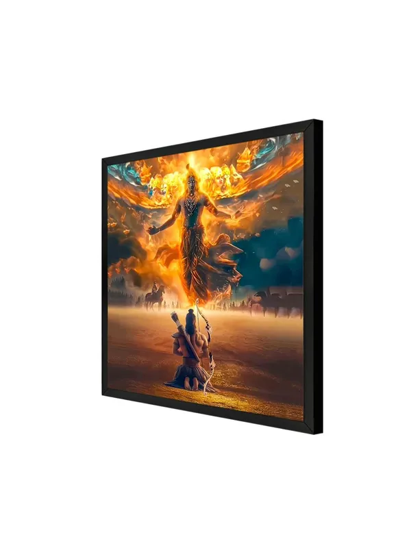 Box_Fiber_Frame_Canvas_Wrapped_Painting_of_Krishna_in_Divine_Form_-_Inspirational_Spiritual_Wall_Art_-_36X36_Inches_(BLF36X360545)