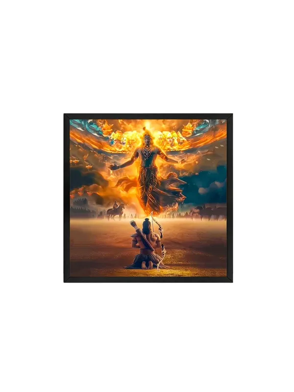 Box_Fiber_Frame_Canvas_Wrapped_Painting_of_Krishna_in_Divine_Form_-_Inspirational_Spiritual_Wall_Art_-_36X36_Inches_(BLF36X360545)