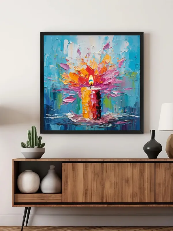 Box_Fiber_Frame_Candle_Abstract_Canvas-Wrapped_Painting,_36X36_-_Modern_and_Vibrant_Art_for_Creative_Spaces_(BLF36X360400)