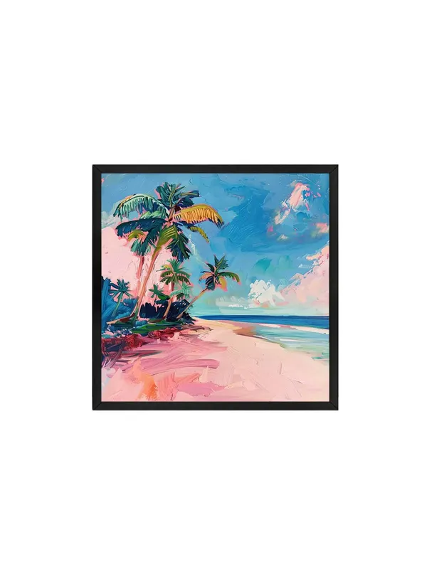Box_Fiber_Frame_Tropical_Paradise_Canvas-Wrapped_Painting_-_36X36_Inch_-_Beach_Scene_Artwork_for_Relaxed_Living_Spaces_(BLF36X360423)