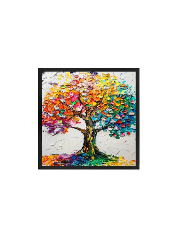Box_Fiber_Frame_Colorful_Tree_Canvas-Wrapped_Painting,_24X24_-_Vibrant_Nature_Art_for_Living_Room_or_Bedroom_(BLF24X240392)
