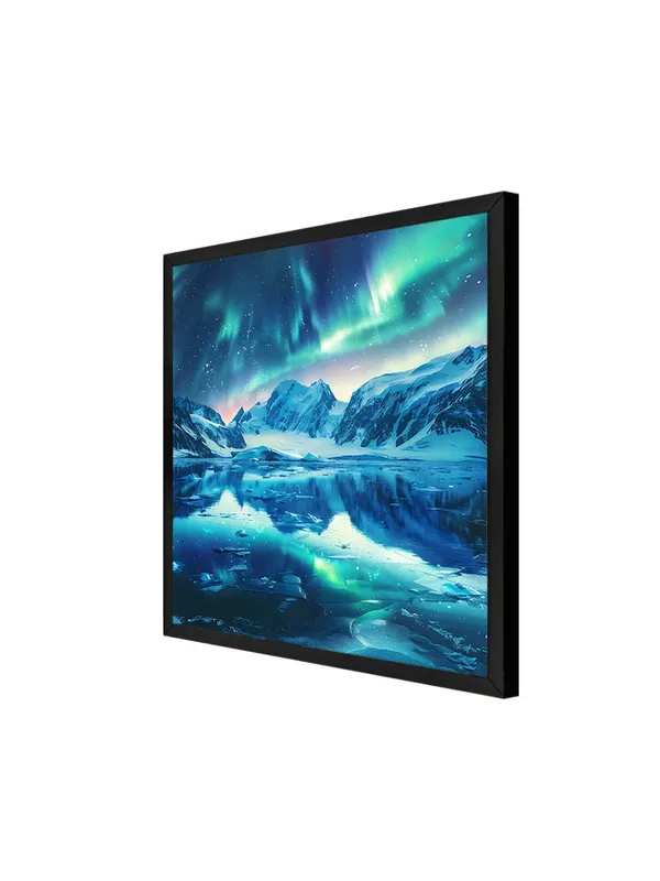 Box_Fiber_Frame_Tranquil_Night_Canvas-Wrapped_Painting_24X24_-_Polar_Aurora_Reflections_(BLF24X240341)