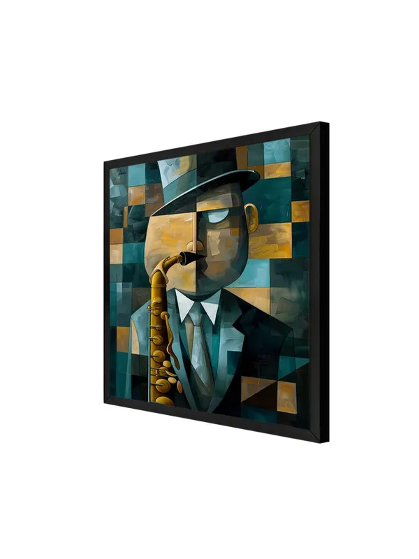 Box_Fiber_Frame_Jazz_Musician_Canvas-Wrapped_Painting_24X24_-_Abstract_Saxophonist_Art_(BLF24X240355)