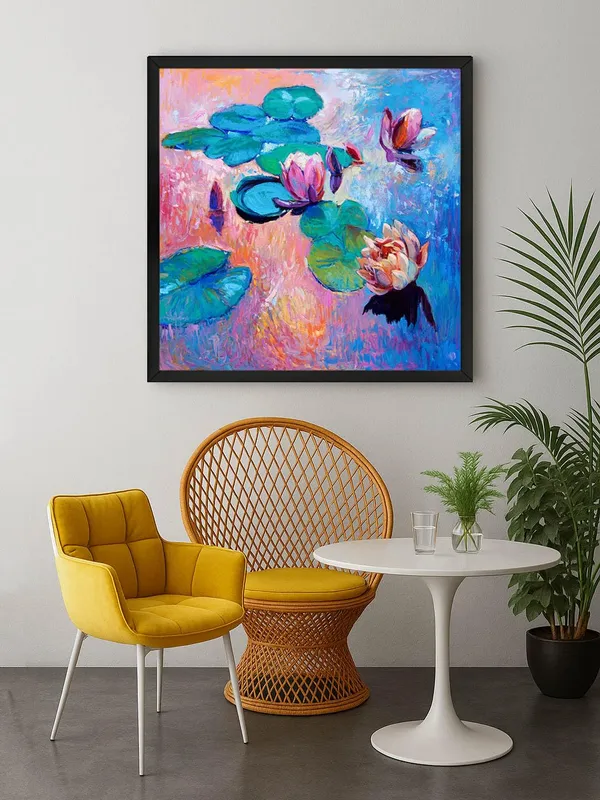 Box_Fiber_Frame_Sleeping_Baby_Canvas-Wrapped_Painting_24X24_-_Dreamy_Nighttime_Art_(BLF24X240465)