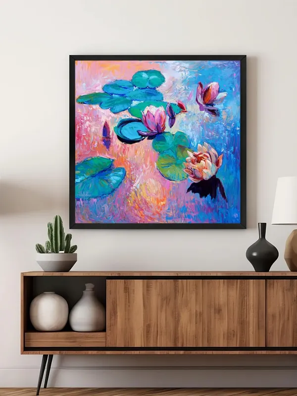Box_Fiber_Frame_Sleeping_Baby_Canvas-Wrapped_Painting_24X24_-_Dreamy_Nighttime_Art_(BLF24X240465)