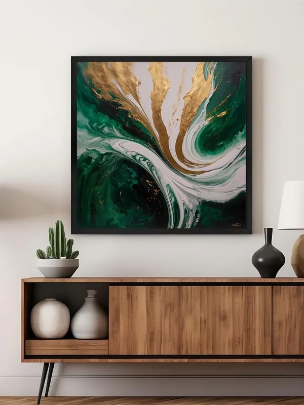 Box_Fiber_Frame_Emerald_Waves_with_hints_of_gold_add_a_sense_of_richness_and_movement_to_the_abstract_composition_abstract_painting_for_wall_(BLF36X360211)