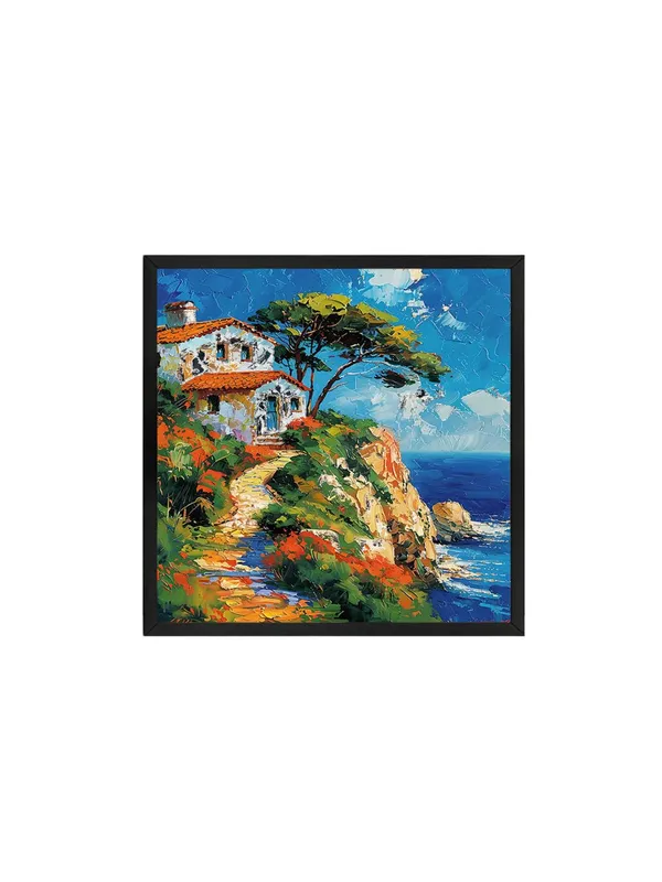 Box_Fiber_Frame_Coastal_Serenity_Canvas-Wrapped_Painting_-_36X36_Inch_-_Mediterranean_Seaside_Artwork_for_Home_Decor_(BLF36X360419)