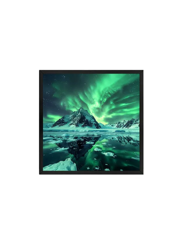 Box_Fiber_Frame_Mystical_Aurora_Canvas-Wrapped_Painting_36X36_-_Northern_Lights_Over_Icy_Peaks_(BLF36X360339)