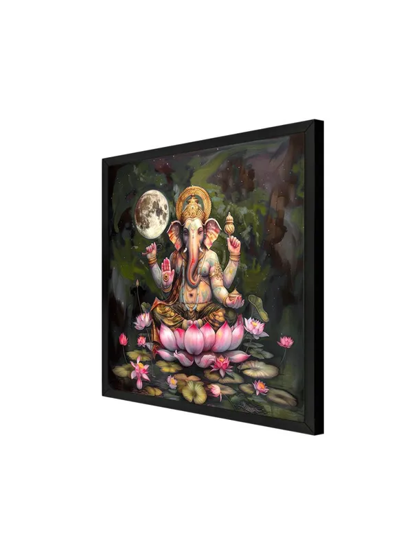 Box_Fiber_Frame_Ganesha's_Infinite_Grace:_The_Guardian_of_Wisdom,_Prosperity,_and_Inner_Peace_-_Canvas_Painting_|_Hindu_Deity_Art,_Meditation_Decor,_Spiritual_Painting_(BLF24X240228)