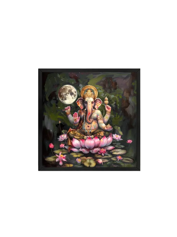 Box_Fiber_Frame_Ganesha's_Infinite_Grace:_The_Guardian_of_Wisdom,_Prosperity,_and_Inner_Peace_-_Canvas_Painting_|_Hindu_Deity_Art,_Meditation_Decor,_Spiritual_Painting_(BLF24X240228)
