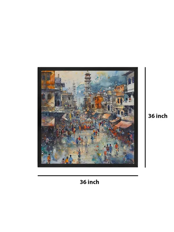 Box_Fiber_Frame_Bustling_Bazaar_in_the_Heart_of_the_City_or_Vibrant_Streets_of_the_Old_Towncity_painting_for_wall_decoration_(BLF36X360179)