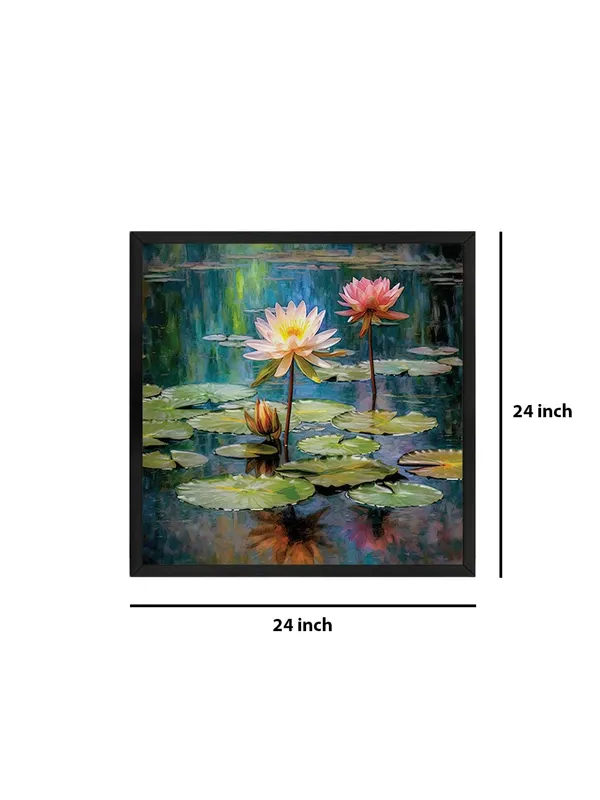 Box_Fiber_Frame_Tranquil_Water_Lily_Art_Print_-_Vibrant_Pond_with_Blooming_Pink_and_White_Water_Lilies_for_Peaceful_Home_D�cor_(BLF24X240149)