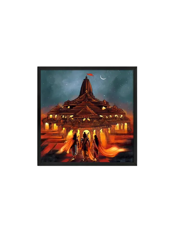 Box_Fiber_Frame_Mystic_Temple_at_Night_Canvas-Wrapped_Painting_|_Spiritual_Landscape_Art_for_Peaceful_Home_D�cor_36X36_Inches_(BLF36X360506)