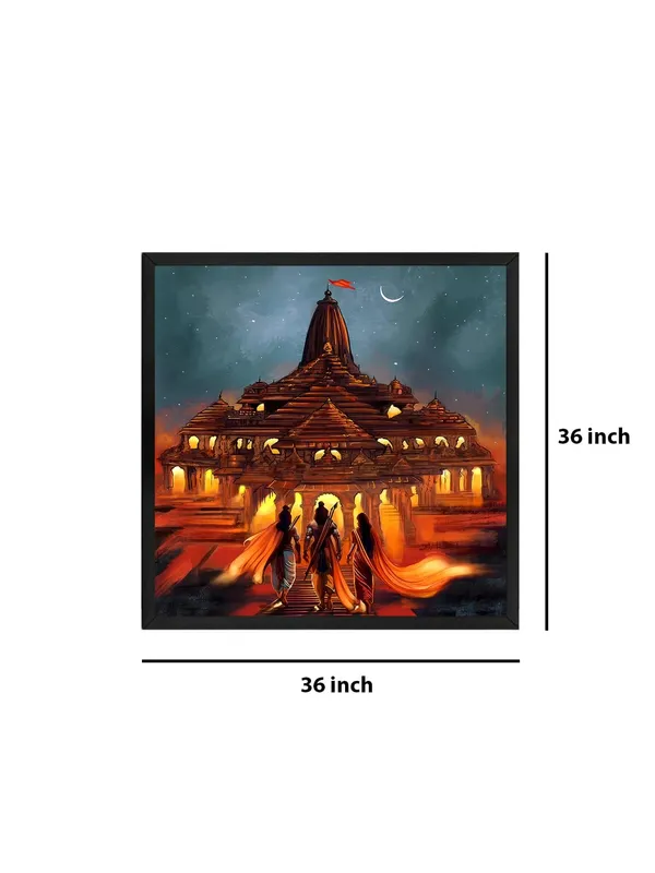 Box_Fiber_Frame_Mystic_Temple_at_Night_Canvas-Wrapped_Painting_|_Spiritual_Landscape_Art_for_Peaceful_Home_D�cor_36X36_Inches_(BLF36X360506)