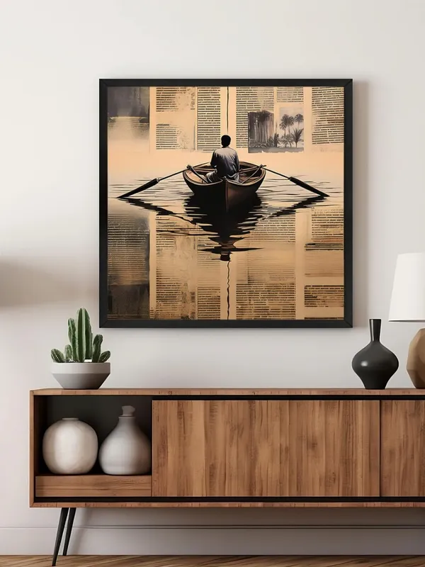 Box_Fiber_Frame_Solitary_Voyage:_A_Thoughtful_Rowing_Boat_Canvas_Painting_Reflecting_Artistic_Introspection,_Perfect_for_Symbolic_Journey_Art_and_Home_D�cor_(BLF36X360296)