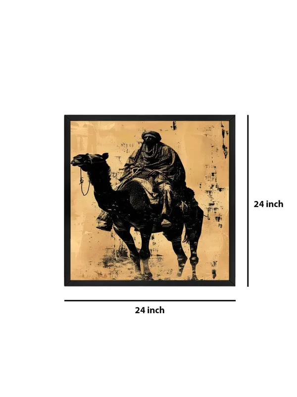 Box_Fiber_Frame_Desert_Nomad_Canvas-Wrapped_Painting_24X24_-_Bold_Monochromatic_Art_Piece_(BLF24X240451)