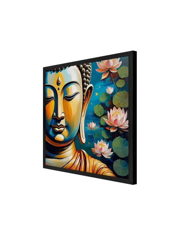 Box_Fiber_Frame_Vibrant_Buddha_Painting_with_Lotus_Flowers_-_Serene_and_Spiritual_Wall_Art_(BLF24X240175)