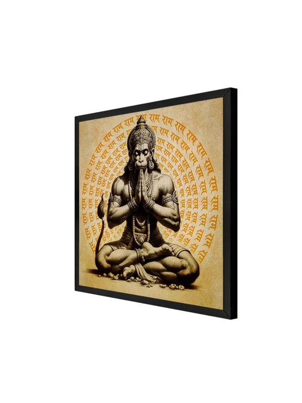 Box_Fiber_Frame_Hanuman_Meditating_with_'Jai_Shri_Ram'_Mantra_in_Background_-_Canvas_Painting_|_Spiritual_Meditation_Art,_Hindu_Mythology_Decor,_Hanuman_Devotion_(BLF24X240263)