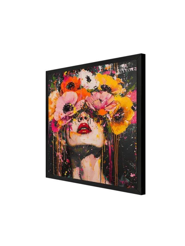 Box_Fiber_Frame_Floral_Portrait_Canvas-Wrapped_Painting_36X36_-_Colorful_Flowers_on_a_Bold_Background_(BLF36X360376)