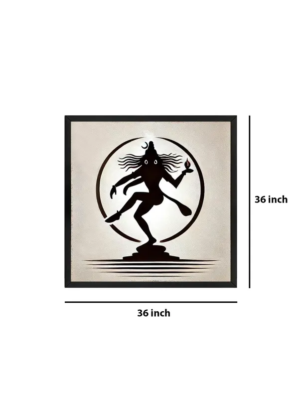 Box_Fiber_Frame_Minimalist_Silhouette_of_Nataraja_in_Cosmic_Dance_-_Canvas_Painting_|_Shiva_Art,_Indian_Traditional_Decor,_Monochrome_Religious_Painting_(BLF36X360241)