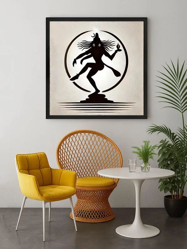 Box_Fiber_Frame_Minimalist_Silhouette_of_Nataraja_in_Cosmic_Dance_-_Canvas_Painting_|_Shiva_Art,_Indian_Traditional_Decor,_Monochrome_Religious_Painting_(BLF36X360241)