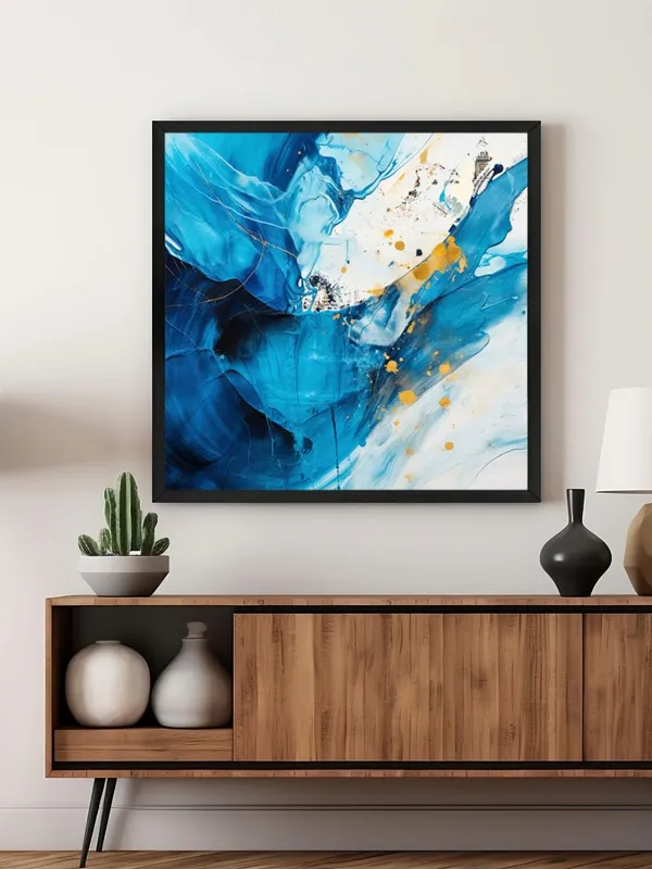 Box_Fiber_Frame_Abstract_Blue_and_Gold_Waves_painting_featuring_dynamic_blue_and_gold_waves_with_a_sense_of_movement_abstract_wall_painting_(BLF24X240202)
