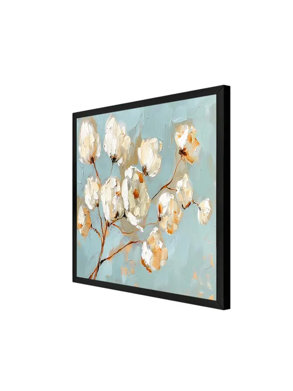 Box_Fiber_Frame_Whispers_of_Cotton_Blooms_flower_modern_art_wall_painting_for_home_flower_canvas_painting_(BLF36X360214)