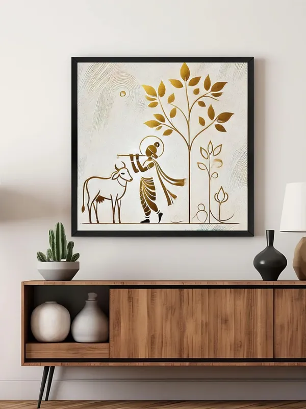 Box_Fiber_Frame_Minimalist_Golden_Outline_of_Krishna_Playing_the_Flute_under_a_Tree_-_Canvas_Painting_(BLF24X240244)