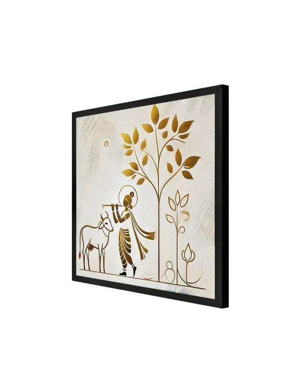 Box_Fiber_Frame_Minimalist_Golden_Outline_of_Krishna_Playing_the_Flute_under_a_Tree_-_Canvas_Painting_(BLF24X240244)