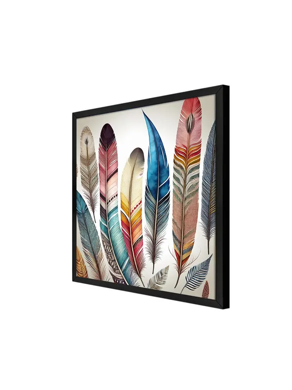 Box_Fiber_Frame_Colorful_Feathers_Canvas-Wrapped_Painting_|_Vibrant_Boho_Wall_Art_for_Living_Room,_Bedroom,_Office_D�cor_24X24_Inches_(BLF24X240501)