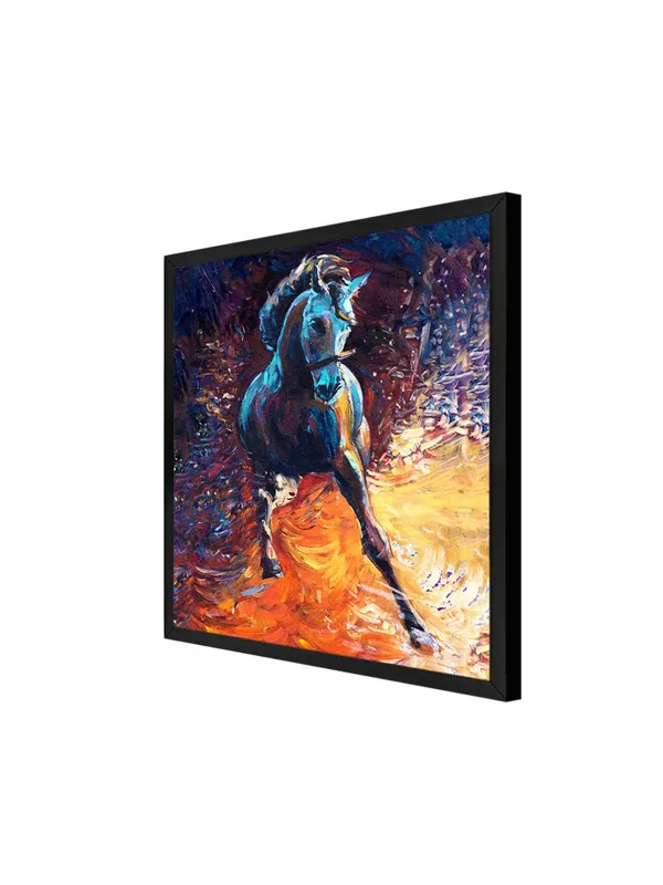 Box_Fiber_Frame_Majestic_Stallion_Canvas-Wrapped_Painting_36X36_-_Dynamic_Horse_Art_for_Living_Room_(BLF36X360456)