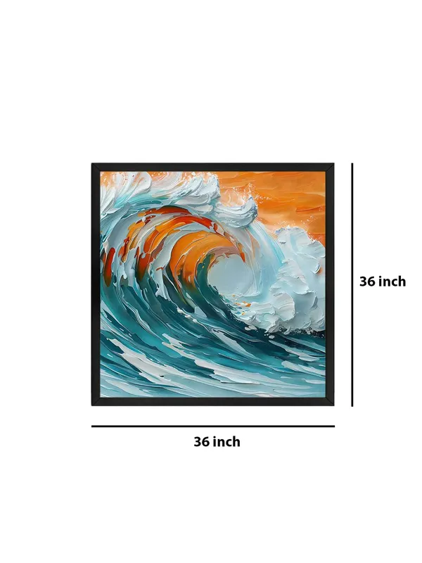 Box_Fiber_Frame_Colorful_Bouquet_Canvas-Wrapped_Painting_36X36_-_Flower_Petals_Art_(BLF36X360467)