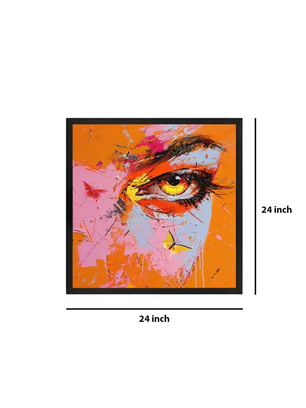 Box_Fiber_Frame_Eye_of_Color_Canvas-Wrapped_Painting_24X24_-_Abstract_Expression_with_Vibrant_Palette_(BLF24X240377)