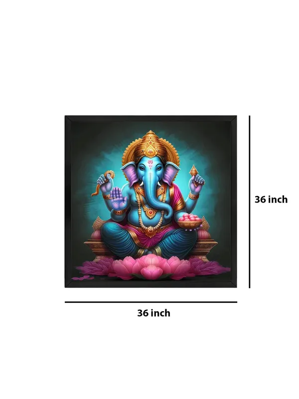 Box_Fiber_Frame_Divine_Luminescence:_The_Eternal_Presence_of_Lord_Ganesha_Radiating_Wisdom_and_Prosperity_-_Canvas_Painting_|_Hindu_Art,_Spiritual_Decor,_Wall_Art_(BLF36X360226)