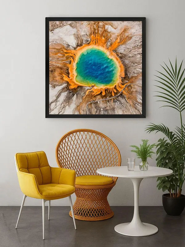 Box_Fiber_Frame_Geothermal_Spring_Canvas-Wrapped_Painting,_36X36_Natures_Wonder_on_Your_Walls_(BLF36X360320)