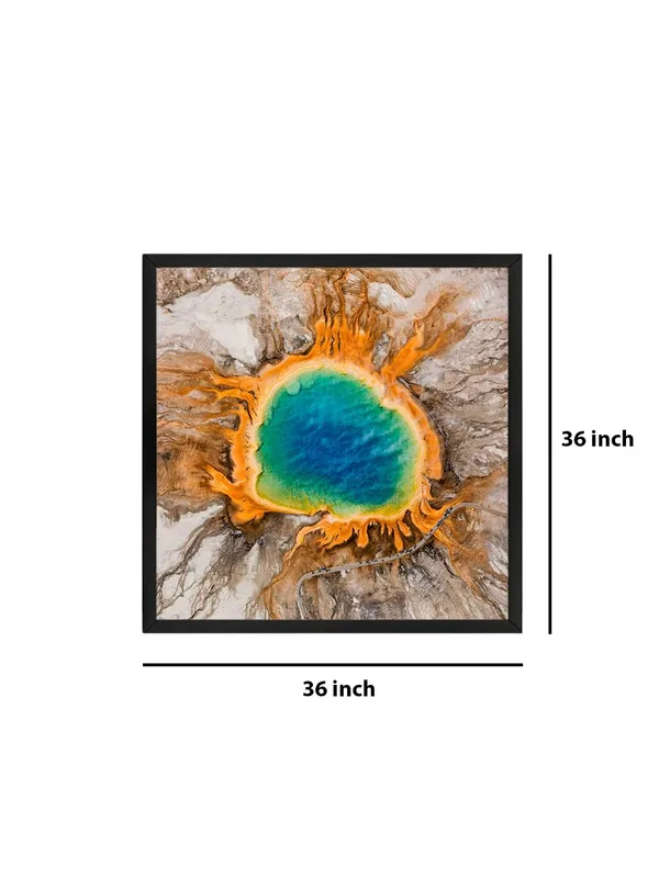 Box_Fiber_Frame_Geothermal_Spring_Canvas-Wrapped_Painting,_36X36_Natures_Wonder_on_Your_Walls_(BLF36X360320)