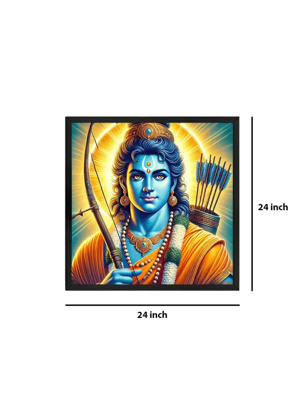 Box_Fiber_Frame_Vibrant_Lord_Rama_Canvas_Painting_:_Iconic_Portrait_with_Bow_and_Arrows_for_Devotional_Home_D�cor_and_Hindu_God_Art_Collection_(BLF24X240287)