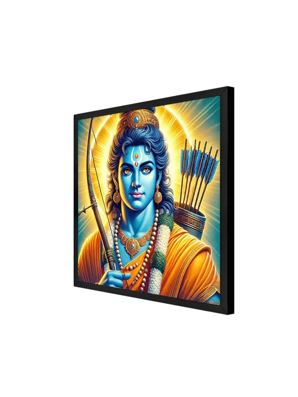 Box_Fiber_Frame_Vibrant_Lord_Rama_Canvas_Painting_:_Iconic_Portrait_with_Bow_and_Arrows_for_Devotional_Home_D�cor_and_Hindu_God_Art_Collection_(BLF24X240287)