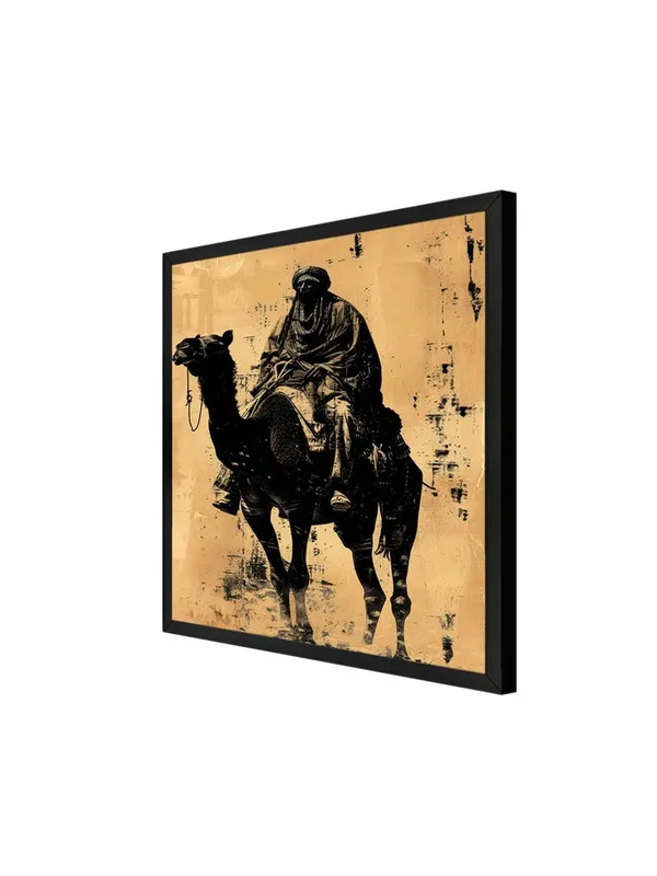 Box_Fiber_Frame_Desert_Nomad_Canvas-Wrapped_Painting_36X36_-_Bold_Monochromatic_Art_Piece_(BLF36X360451)