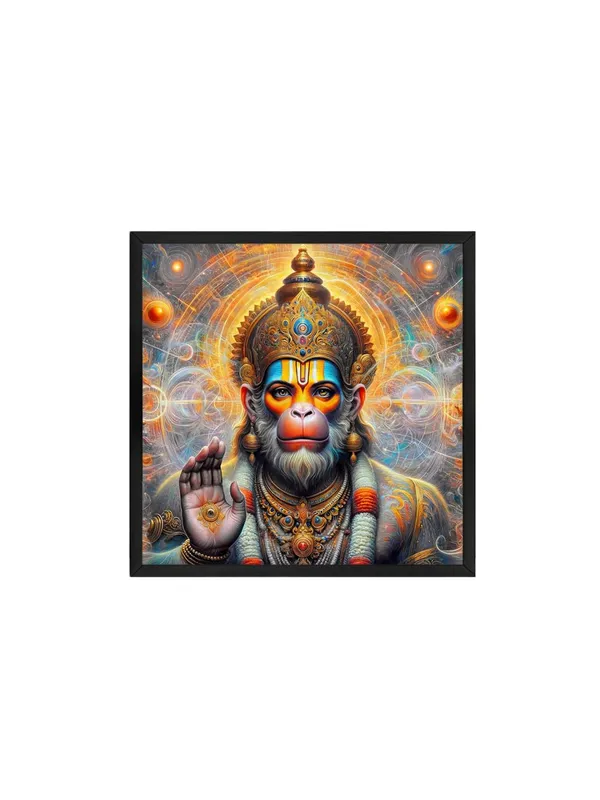 Box_Fiber_Frame_Powerful_Hanuman_Blessing_with_Divine_Aura_-_Canvas_Painting_|_Hindu_Deity_Art,_Spiritual_Blessing_Decor,_Hanuman_Wall_Art_(BLF24X240261)