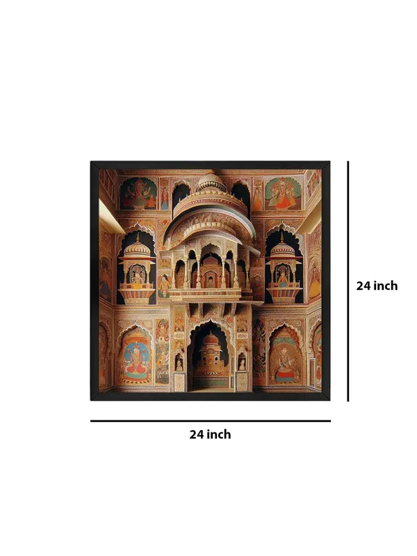 Box_Fiber_Frame_Traditional_Indian_Architectural_Art_Print_-_Intricate_Interior_with_Richly_Decorated_Murals_and_Carvings_(BLF24X240162)