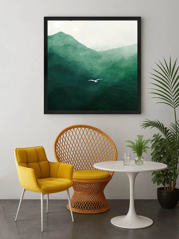 Box_Fiber_Frame_Serene_Mountain_Scene_with_Bird_Canvas-Wrapped_Painting_-_Size_36X36_-_Tranquil_Art_Piece_(BLF36X360361)