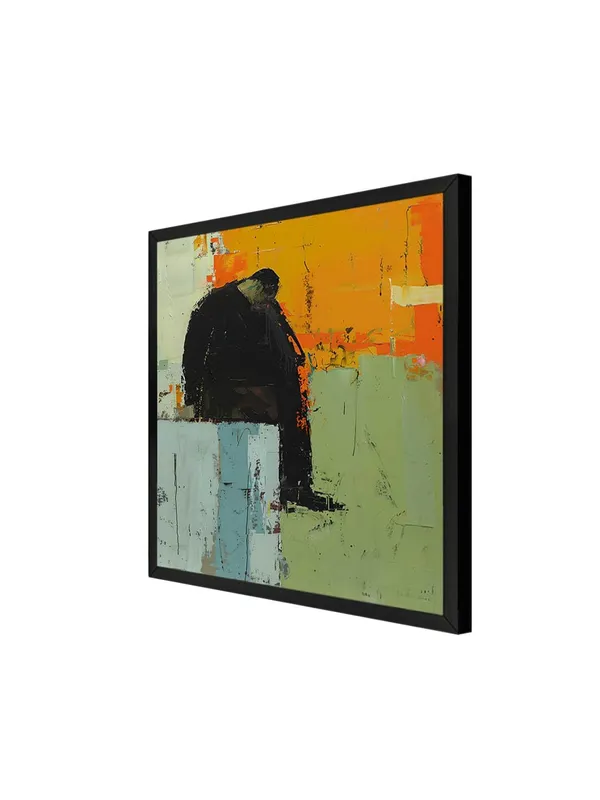 Box_Fiber_Frame_Pensive_Figure_Canvas-Wrapped_Painting,_36X36_-_Thought-Provoking_Abstract_Art_for_Contemporary_Interiors_(BLF36X360401)