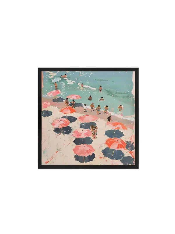 Box_Fiber_Frame_Canvas-Wrapped_Beach_Scene_Painting,_24X24_�_Perfect_for_Coastal_D�cor,_Bright_Colors_of_Summer,_Seaside_Art_Wall_D�cor_(BLF24X240438)