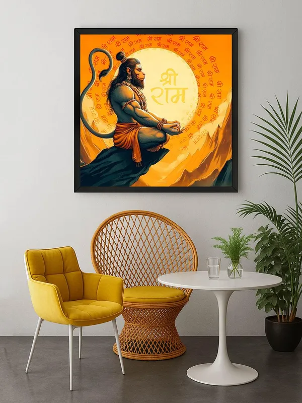 Box_Fiber_Frame_Hanuman_in_Glowing_Light_Canvas_Painting:_Radiant_and_Powerful_Representation_of_Lord_Hanuman_|_Illuminating_Spiritual_Art_for_Home_D�cor_(BLF24X240266)